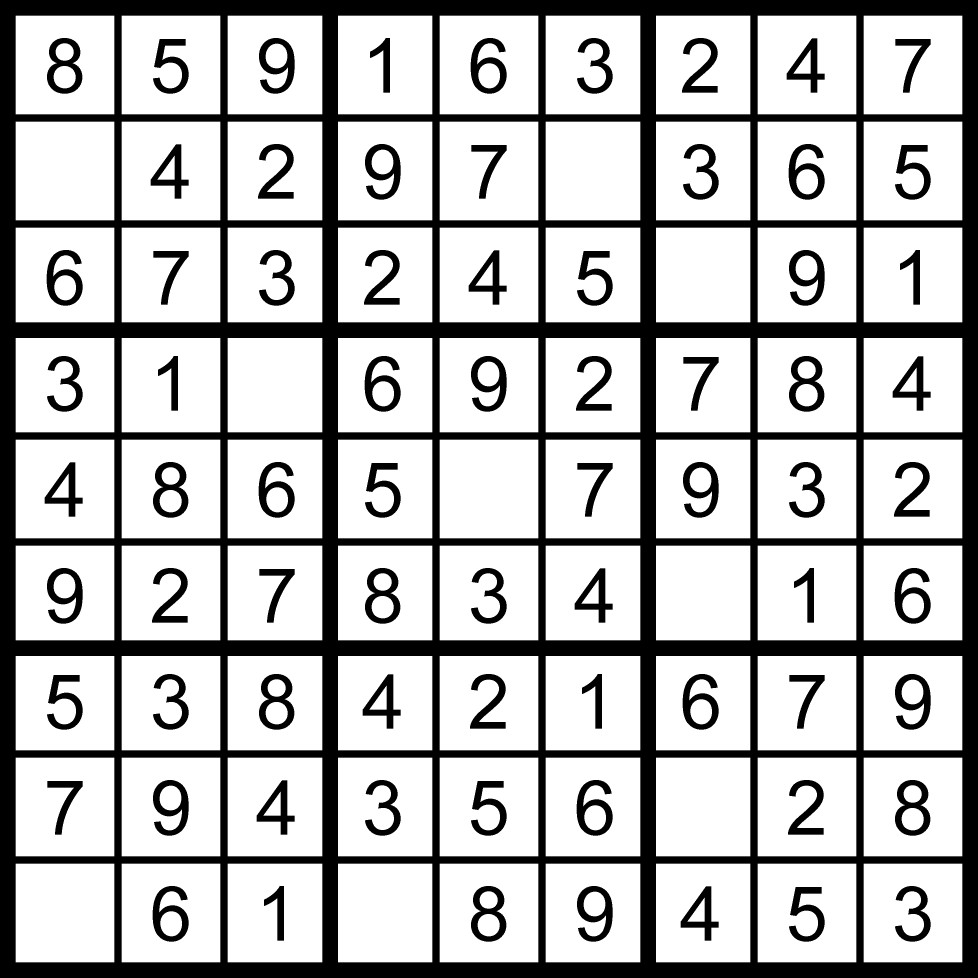 Sudoku Per Bambini 6 Anni: Sudoku 9x9, Livello: Facile con