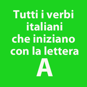 verbi-con-lettera-a