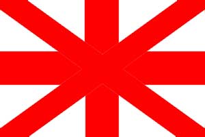Bandiera Regno Unito senza la Scozia