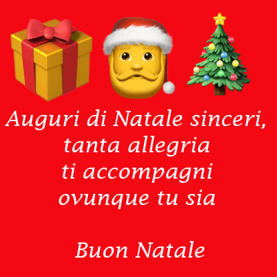 auguri di natale da mandare