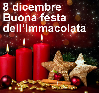 buona festa dell'immacolata