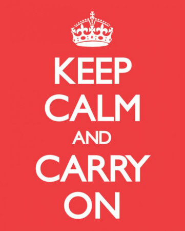 cosa vuol dire keep calm and carry on