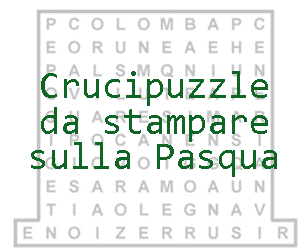 Enigmistica Per Bambini Da Stampare La Pasqua Iltuocruciverba