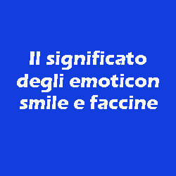 il significato degli emoticon