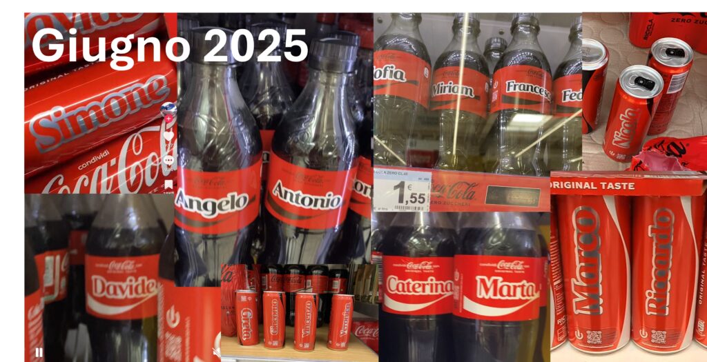 lista nomi coca cola