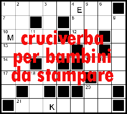 Cruciverba Da Stampare Per Bambini Boing E K2 Tv Pagina 2 Di 3 Iltuocruciverba