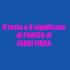 testi canzoni fabri fibra da
