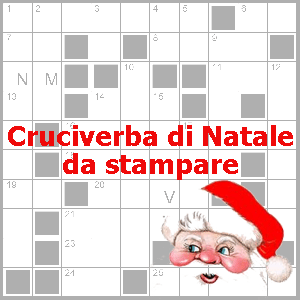 Cruciverba Di Natale Da Stampare Iltuocruciverba