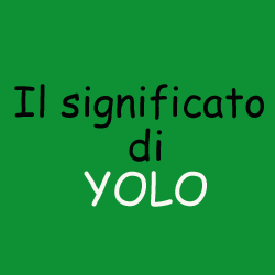 cosa vuole dire yolo