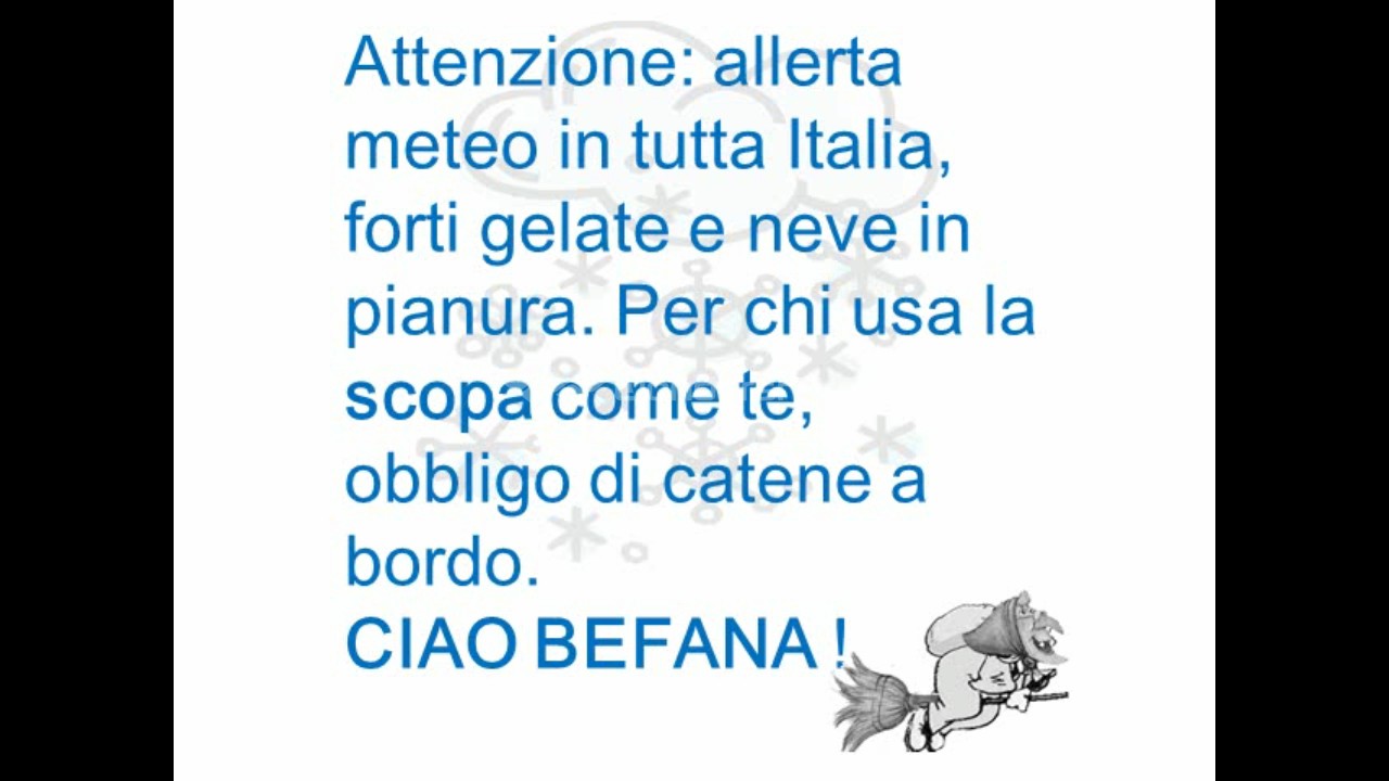 la befana esiste solo in Italia