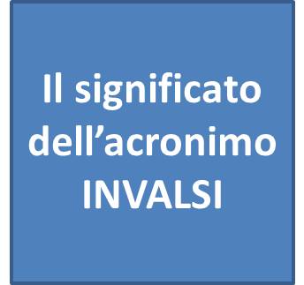 il significato della parola invalsi