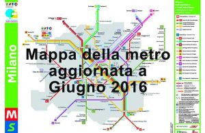 mappa della metro di Milano