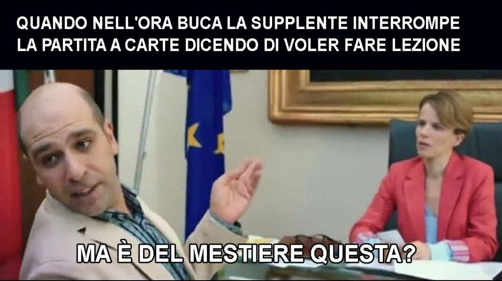 cosa vuol dire ma è del mestiere questa