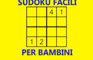 sudoku per bambini