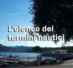 tutte le parole e elenco dei termini nautici