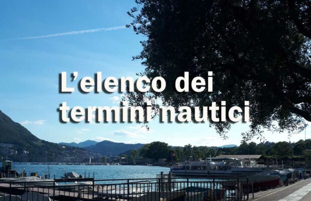 tutte le parole e elenco dei termini nautici