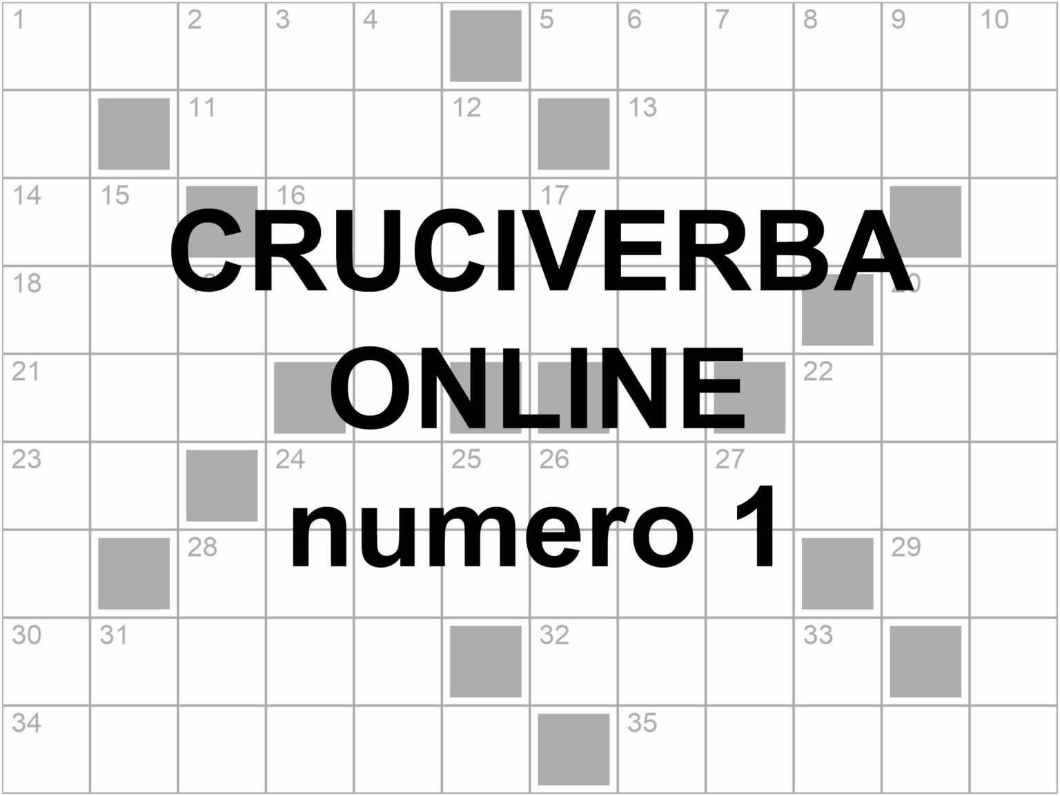 Cruciverba online gratis 1 - iltuocruciverba.com