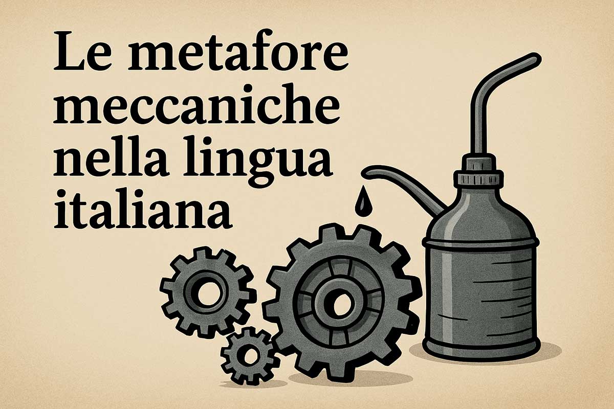 metafore meccaniche lingua italiana