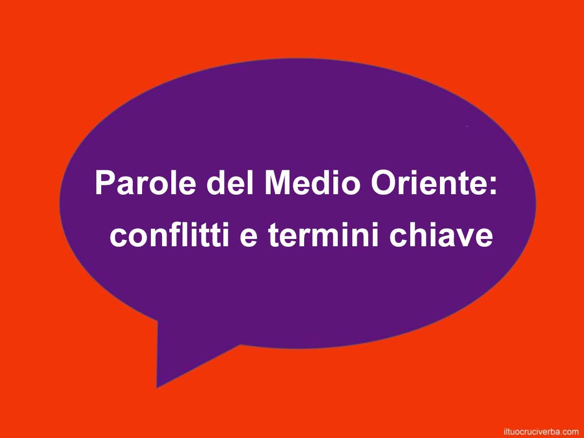 parole del Medio Oriente