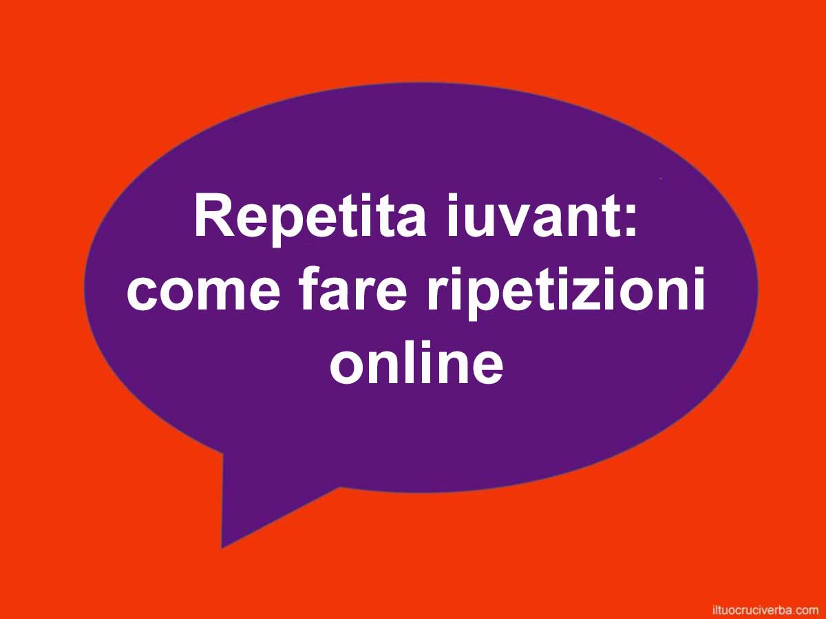 ripetizioni online