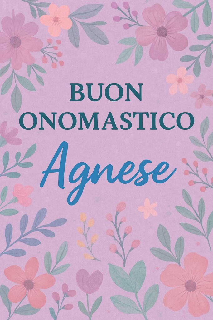 21 gennaio Sant’Agnese immagini buon onomastico