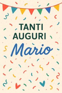 immagini auguri Mario gratis da inviare su WhatsApp