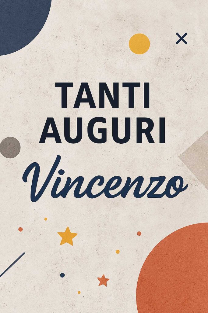 immagini auguri Vincenzo gratis da inviare su WhatsApp