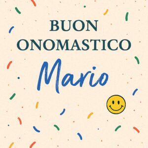 buon onomastico Mario immagini auguri WhatsApp