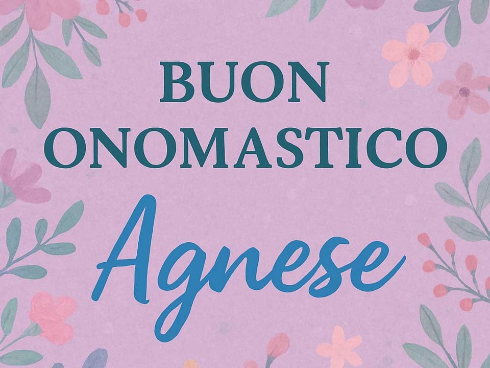 immagini per buon onomastico agnese whatsapp
