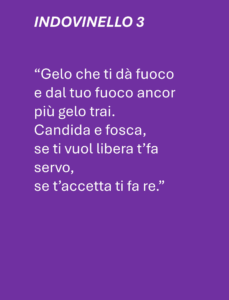 Testo del terzo enigma di Turandot con soluzione enigmistica