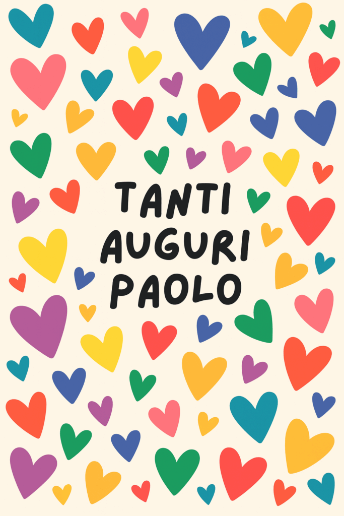  auguri paolo