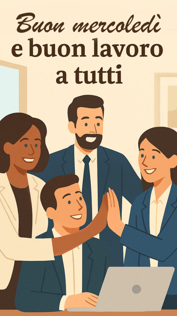 immagini di buon mercoledì da inviare ai colleghi per whatsapp