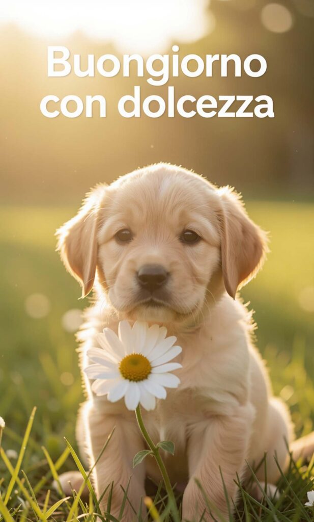 Buongiorno tenero e affettuoso.