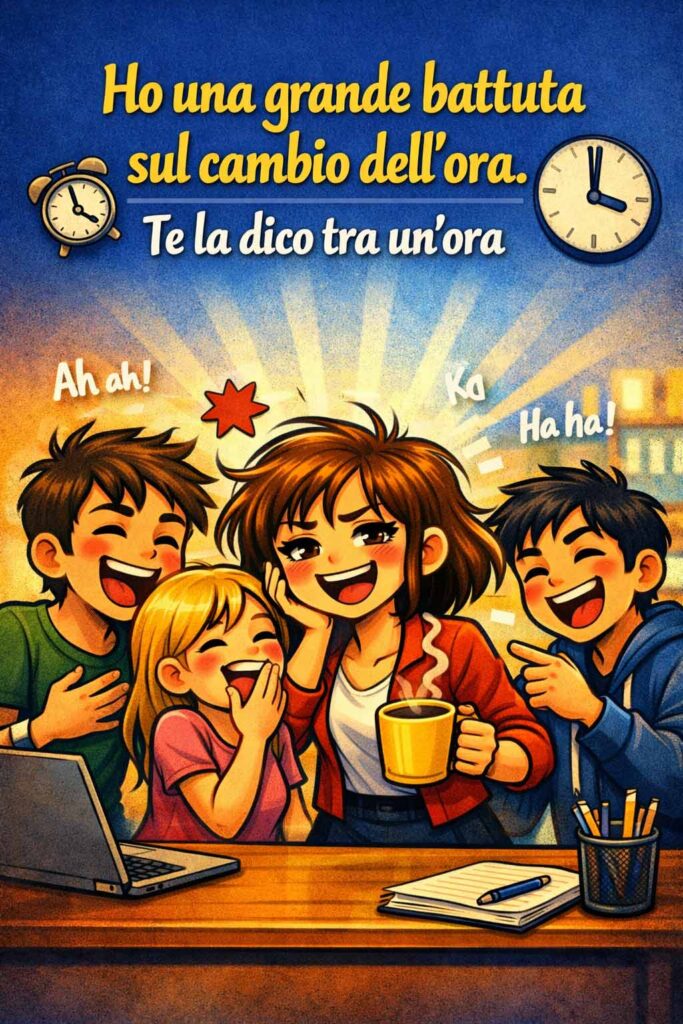 barzelletta sull'ora legale