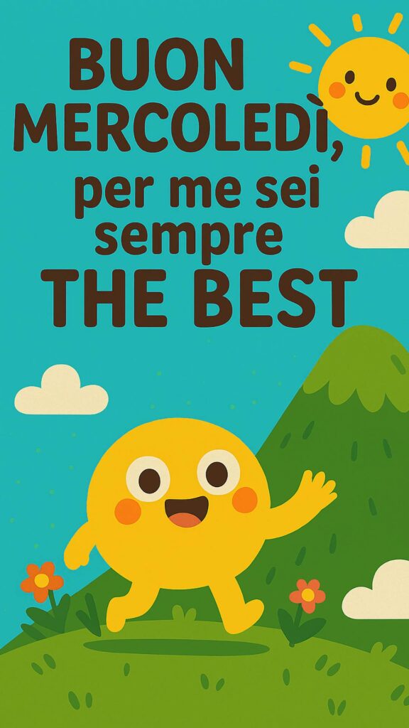 buon mercoledì per me sei sempre la migliore