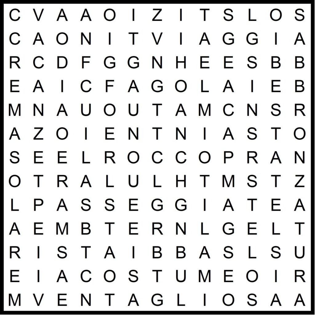 Crucipuzzle sull'estate da scaricare gratis